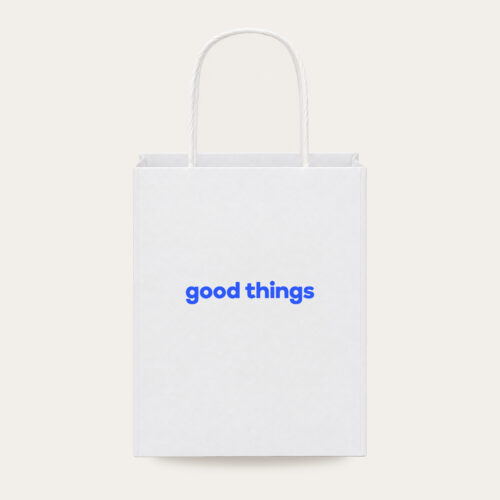 Premium Paper Bag with Ribbon Handles