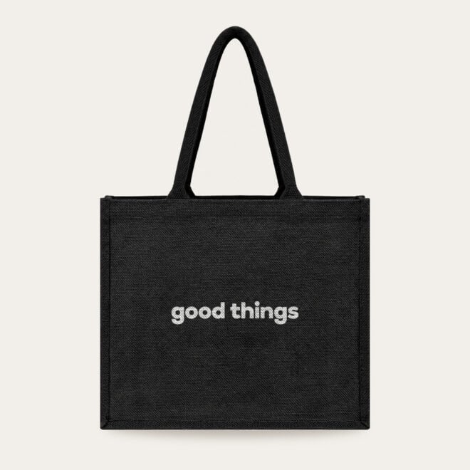 Color Sync Jute Tote